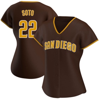 Youth Juan Soto San Diego Padres Replica Black Golden Alternate Jersey